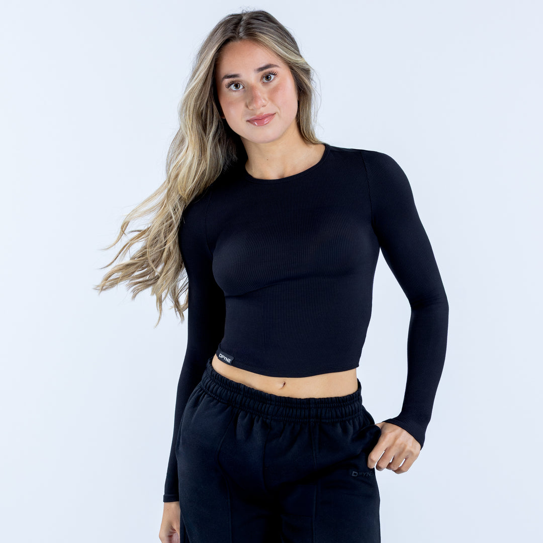 Revive Long Sleeve Ribbed Top