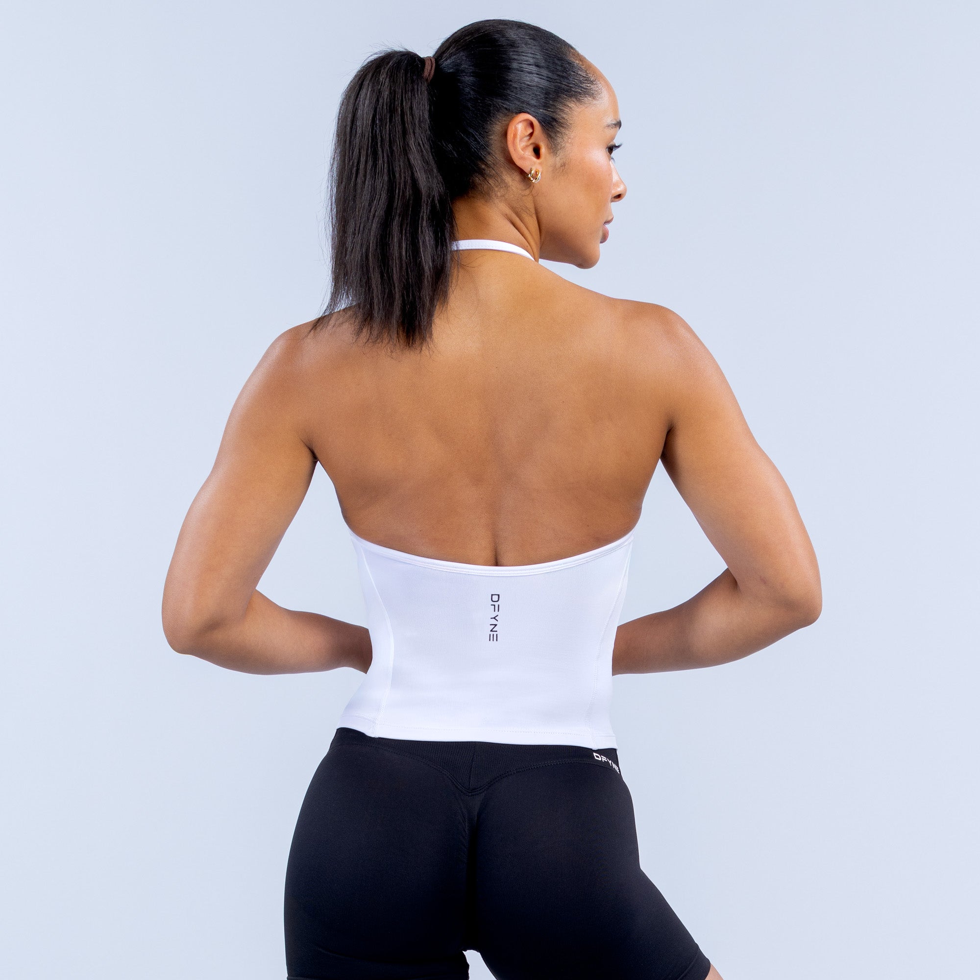 Dynamic Longline Halter Top – DFYNE