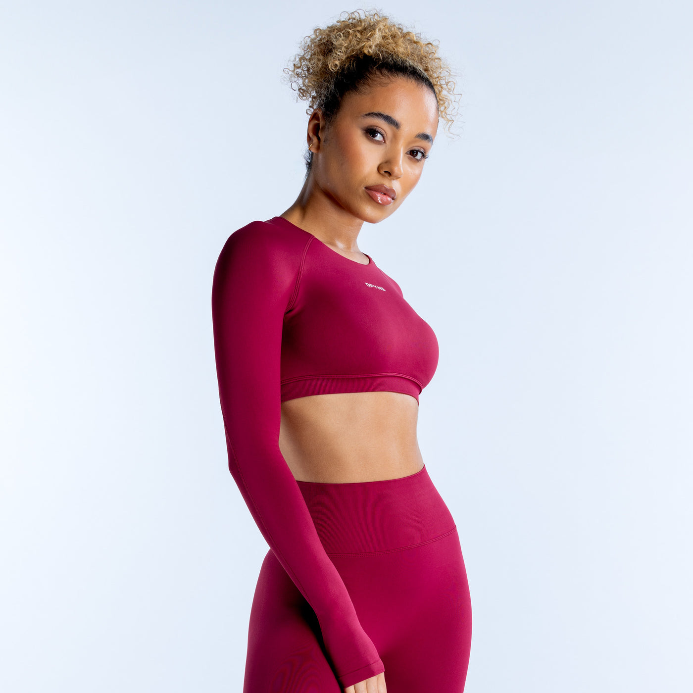 Dynamic Long Sleeve Crop Top