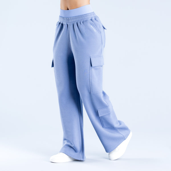 Lanyi Edit Wide Leg Cargo Joggers