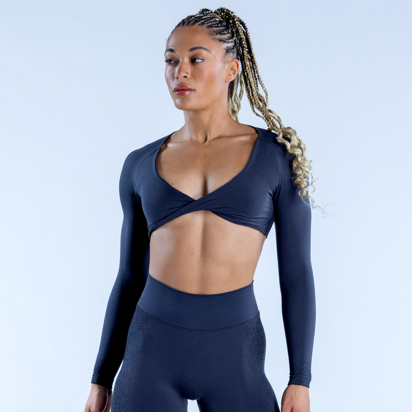 Ignite Twist Front Crop Top